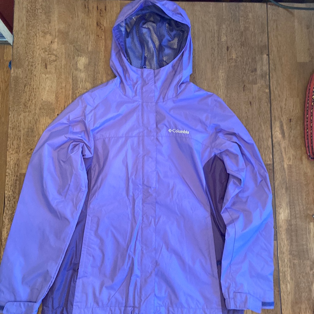 Purple Columbia Rain Jacket
